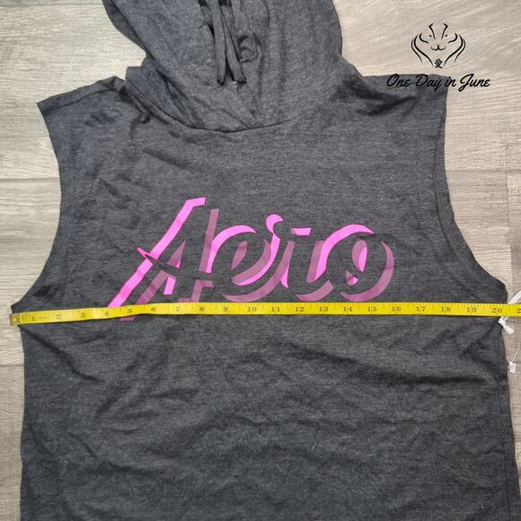 Aeropostale Hooded Short Sleeve Tee Shirt Size M - Picture 3 of 5